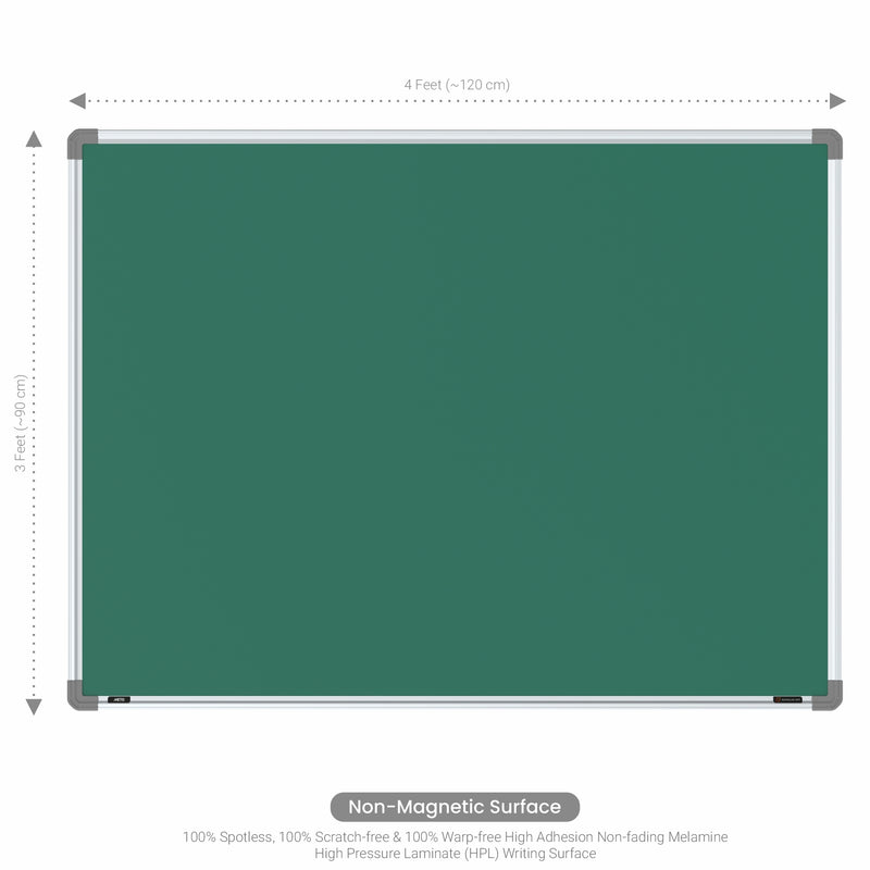 Metis Non-magnetic Chalkboard 3x4 (Pack of 1) with PB Core