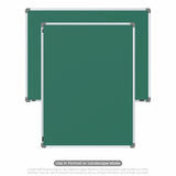 Metis Non-magnetic Chalkboard 3x4 (Pack of 2) with PB Core