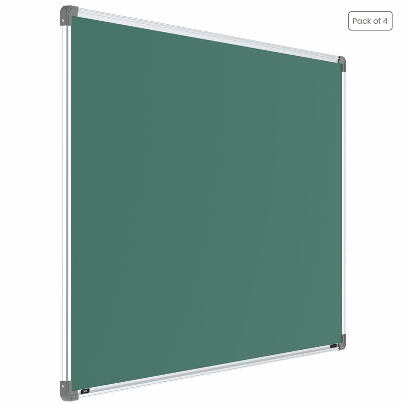 Metis Non-magnetic Chalkboard 3x5 (Pack of 4) with PB Core