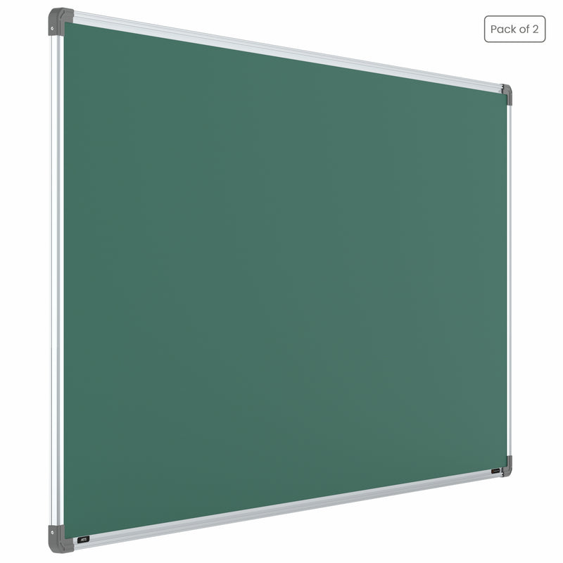 Metis Non-magnetic Chalkboard 3x6 (Pack of 2) with PB Core