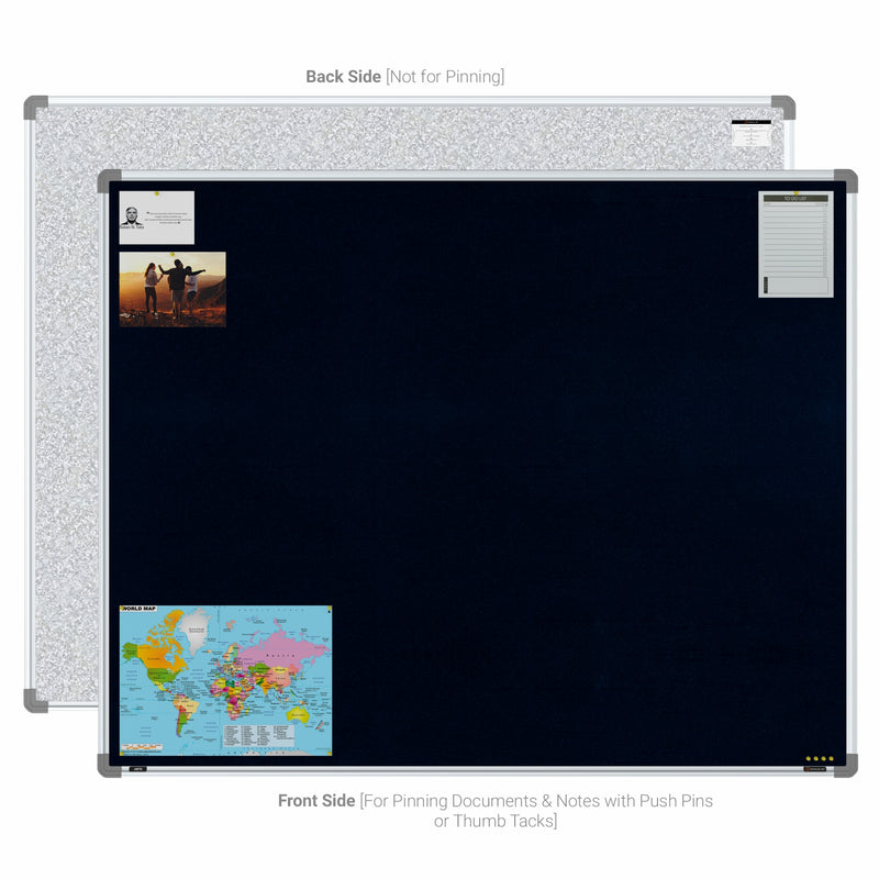 Metis Pin-up Display Board 4x5 (Pack of 4) - Blue Color