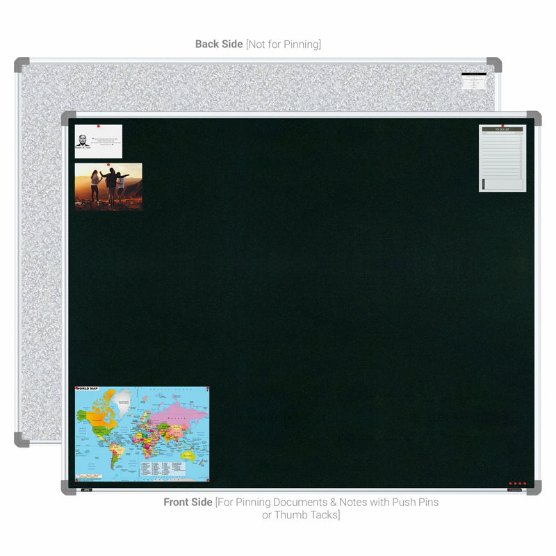 Metis Pin-up Display Board 4x5 (Pack of 2) - Green Color