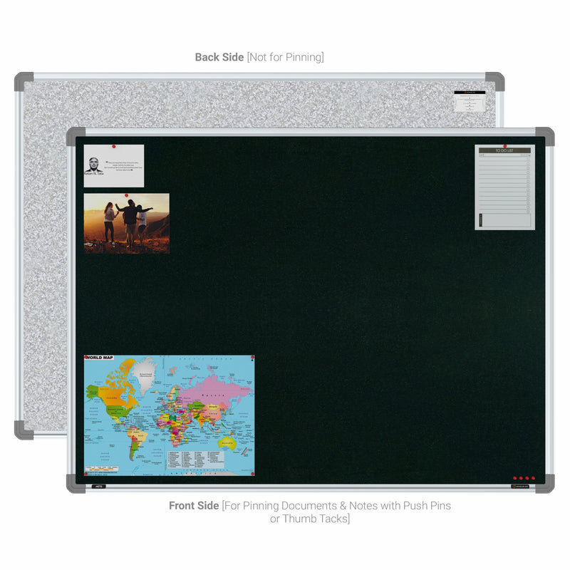 Metis Pin-up Display Board 3x4 (Pack of 2) - Green Color