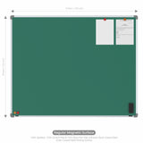 Metis Magnetic Chalkboard 4x5 (Pack of 1) with HC Core
