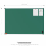 Metis Magnetic Chalkboard 4x6 (Pack of 4) with HC Core