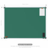 Metis Magnetic Chalkboard 3x4 (Pack of 1) with HC Core