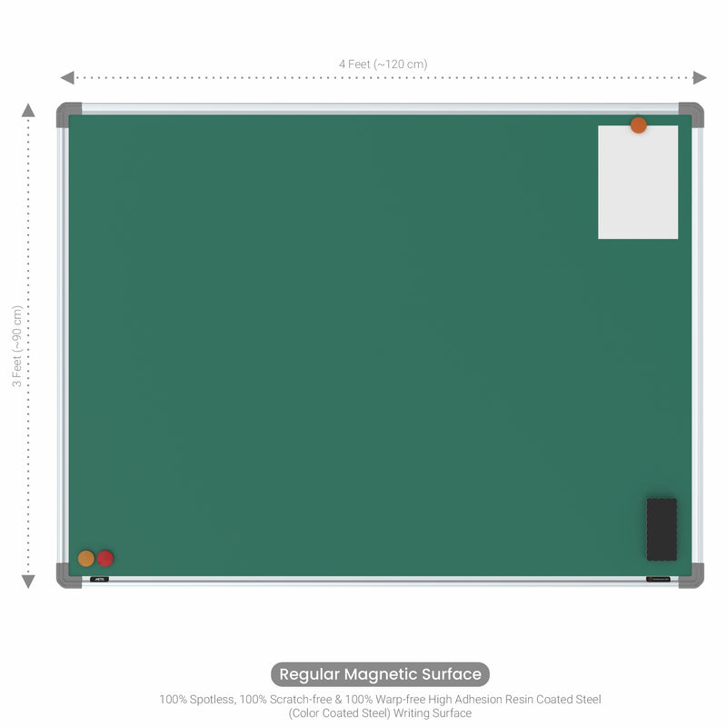 Metis Magnetic Chalkboard 3x4 (Pack of 4) with HC Core