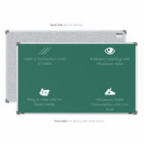 Metis Magnetic Chalkboard 3x5 (Pack of 1) with HC Core