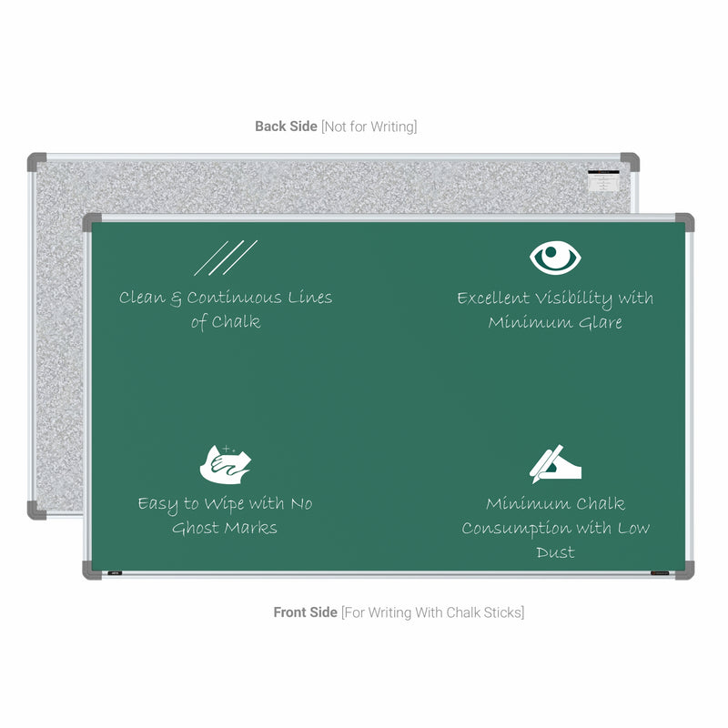 Metis Magnetic Chalkboard 3x5 (Pack of 1) with HC Core