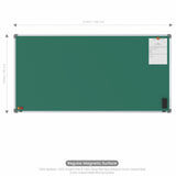 Metis Magnetic Chalkboard 3x6 (Pack of 1) with HC Core