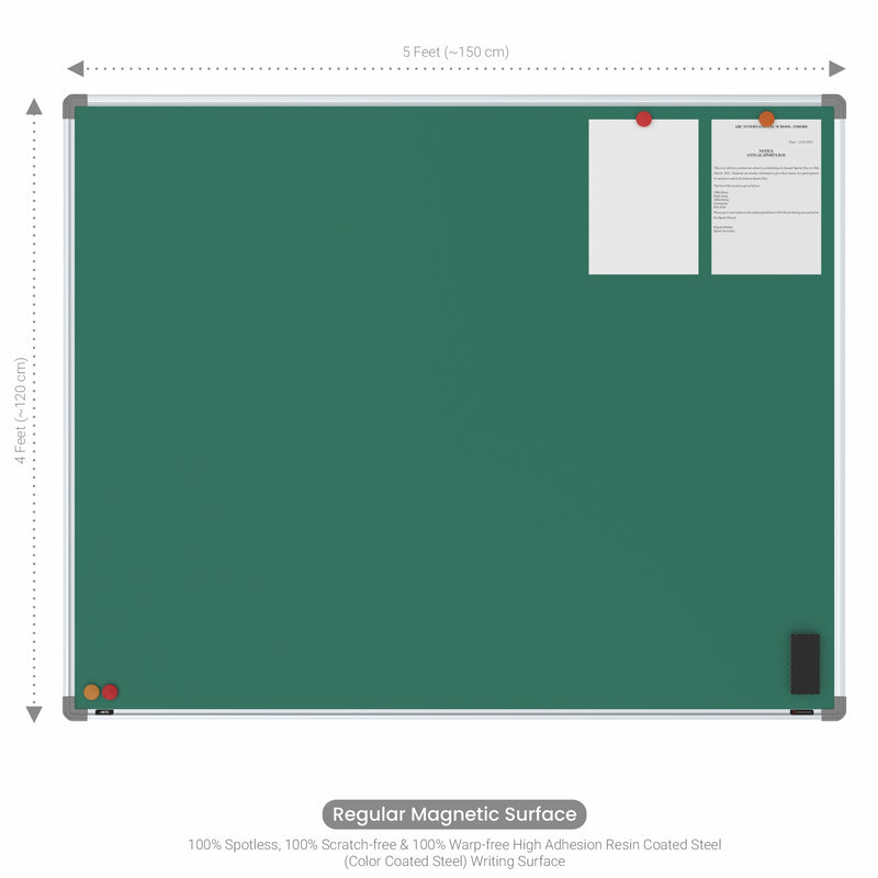 Metis Magnetic Chalkboard 4x5 (Pack of 1) with PB Core