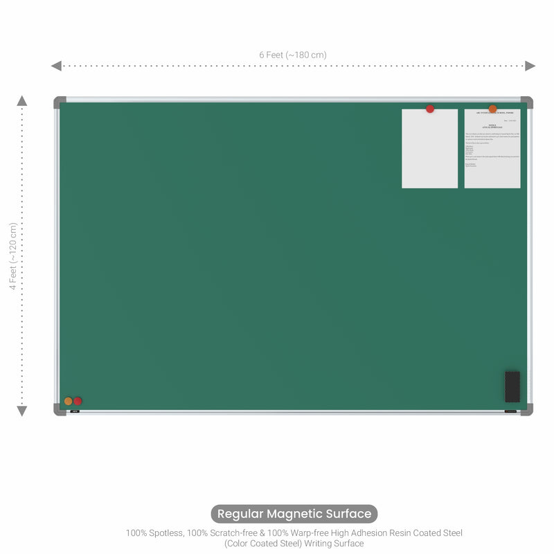 Metis Magnetic Chalkboard 4x6 (Pack of 4) with PB Core