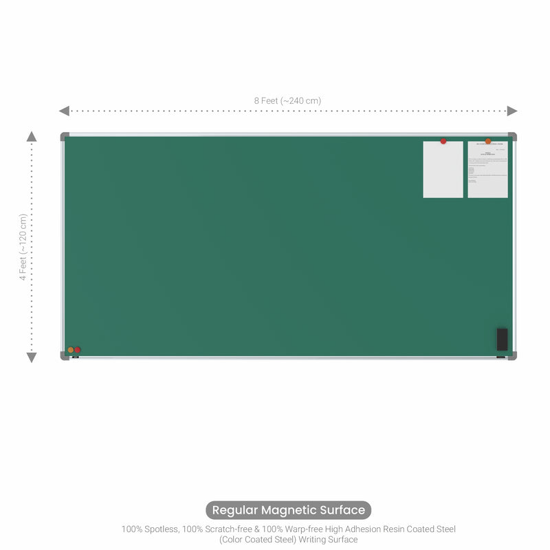 Metis Magnetic Chalkboard 4x8 (Pack of 1) with PB Core