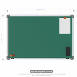 Metis Magnetic Chalkboard 2x3 (Pack of 4) with PB Core