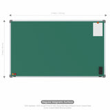 Metis Magnetic Chalkboard 3x5 (Pack of 1) with PB Core