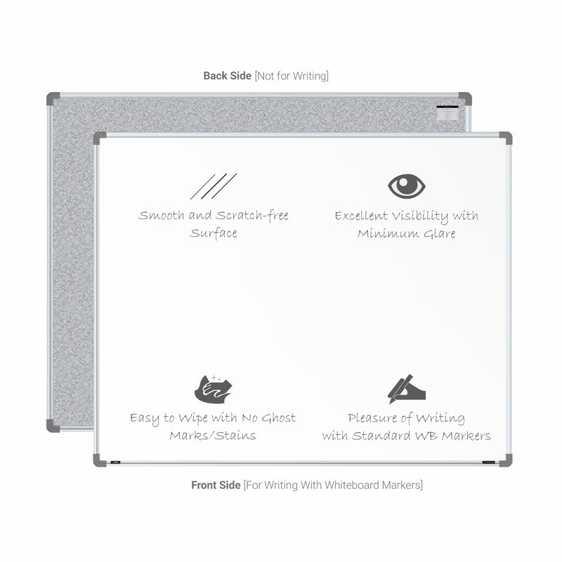 Metis Magnetic Whiteboard 4x5 (Pack of 1) with HC Core