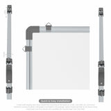 Metis Magnetic Whiteboard 4x5 (Pack of 2) with HC Core