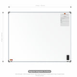 Metis Magnetic Whiteboard 4x5 (Pack of 2) with PB Core