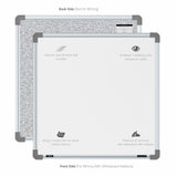 Metis Magnetic Whiteboard 2x2 (Pack of 4) with PB Core