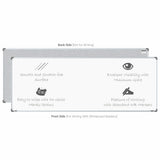 Metis Magnetic Whiteboard 3x8 (Pack of 2) with PB Core