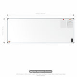 Metis Magnetic Whiteboard 3x8 (Pack of 4) with PB Core
