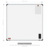 Metis Magnetic Whiteboard 3x3 (Pack of 4) with PB Core