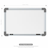 Metis Non-magnetic Whiteboard 1x1.5 (Pack of 1) with EPS Core