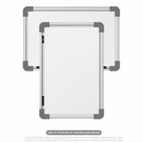 Metis Non-magnetic Whiteboard 1x1.5 (Pack of 4) with EPS Core