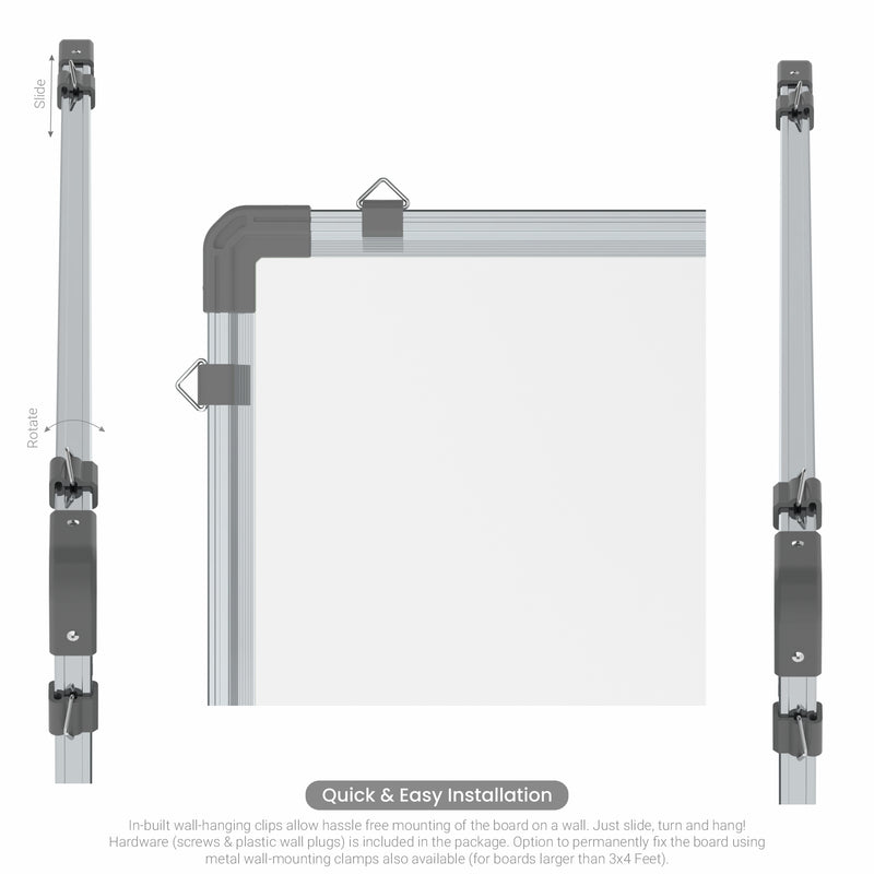 Metis Non-magnetic Whiteboard 1.5x2 (Pack of 1) with EPS Core