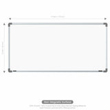 Metis Non-magnetic Whiteboard 2x4 (Pack of 4) with EPS Core
