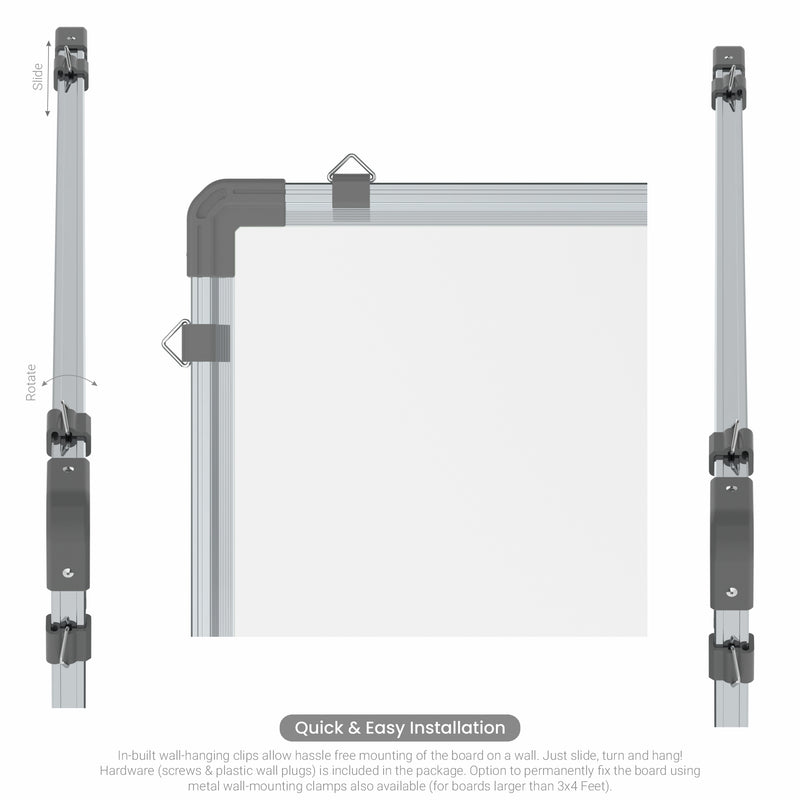 Metis Non-magnetic Whiteboard 2x3 (Pack of 4) with EPS Core