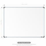 Metis Non-magnetic Whiteboard 3x4 (Pack of 4) with EPS Core