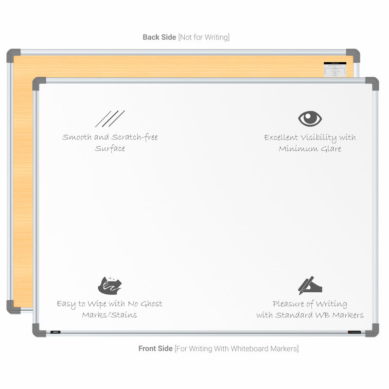 Metis Non-magnetic Whiteboard 3x4 (Pack of 4) with EPS Core