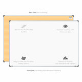 Metis Non-magnetic Whiteboard 4x6 (Pack of 4) with HC Core