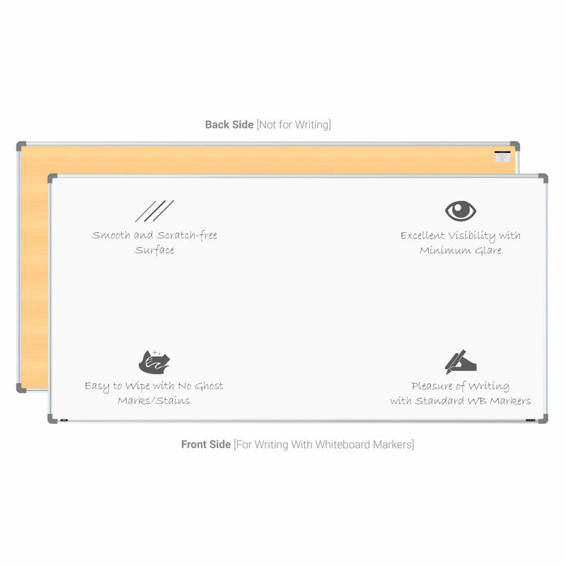 Metis Non-magnetic Whiteboard 4x8 (Pack of 1) with HC Core