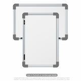 Metis Non-magnetic Whiteboard 1x1.5 (Pack of 2) with HC Core