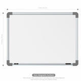 Metis Non-magnetic Whiteboard 1.5x2 (Pack of 1) with HC Core
