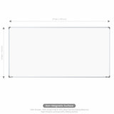 Metis Non-magnetic Whiteboard 4x8 (Pack of 1) with PB Core