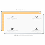 Metis Non-magnetic Whiteboard 4x8 (Pack of 2) with PB Core
