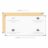 Metis Non-magnetic Whiteboard 3x6 (Pack of 1) with PB Core